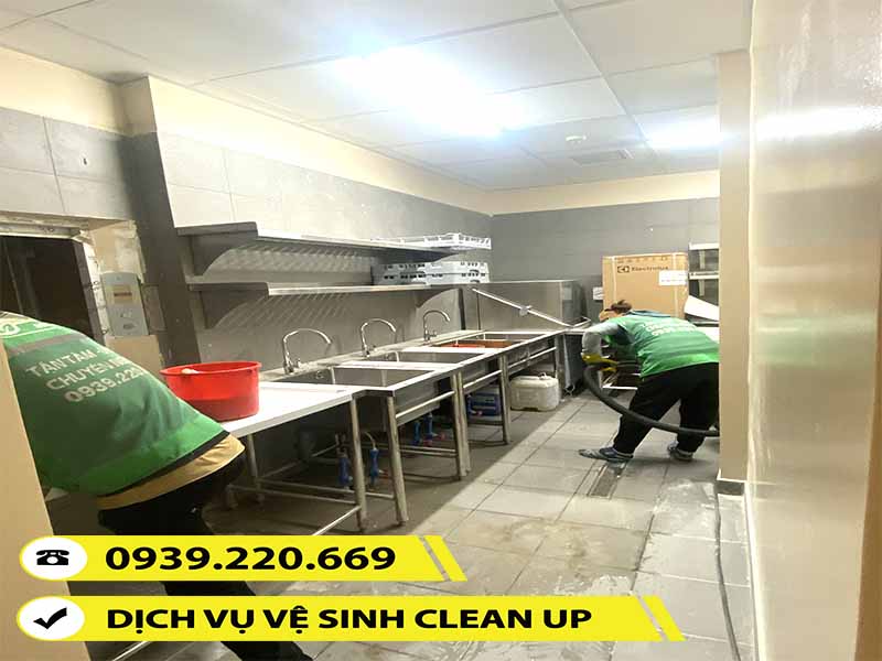 Liên hệ Clean Up sử dụng dịch vụ vệ sinh công nghiệp sau xây dựng tại KCN Amata giá rẻ
