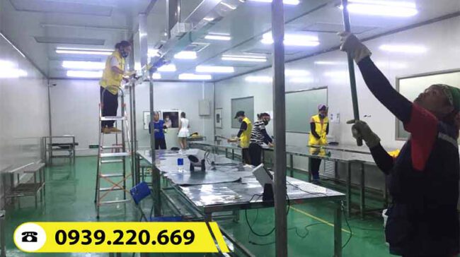 Clean Up đáp ứng nhu cầu sử dụng dịch vụ vệ sinh công nghiệp tại KCN Nhơn Trạch