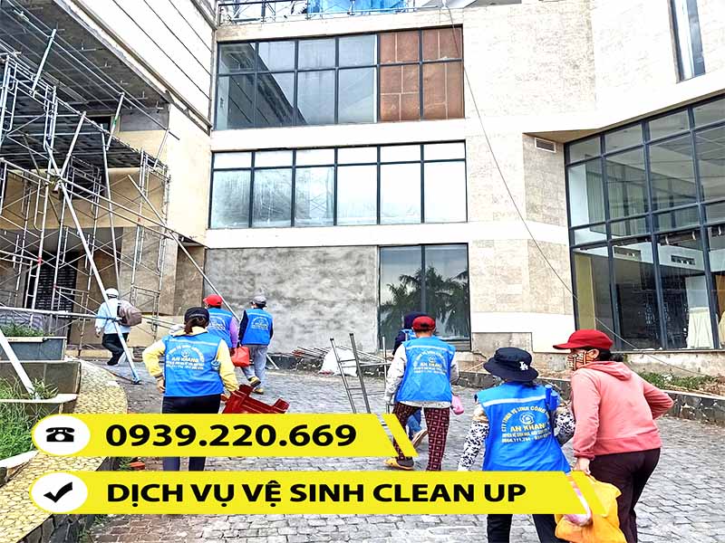 Clean Up - Dịch vụ vệ sinh công nghiệp sau xây dựng tại Quận 2 giá từ 5k/m2