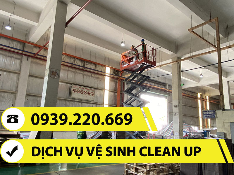 Clean Up tuân thủ nguyên tắc an toàn trong quá trình thực hiện vệ sinh nhà xưởng