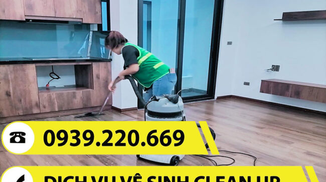 Liên hệ Clean Up sử dụng dịch vụ vệ sinh nhà mới xây chi phí phải chăng