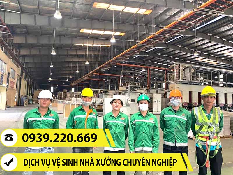 Dịch vụ vệ sinh quét màng nhện nhà xưởng tại Bình Phước 