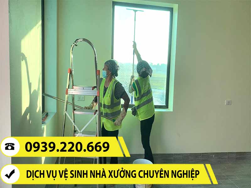 Liên hệ Clean Up để sử dụng dịch vụ vệ sinh nhà xưởng tại KCN Giang Điền uy tín, chuyên nghiệp, giá tốt