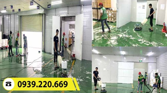 Clean Up - dịch vụ vệ sinh quét bụi màng nhện nhà xưởng tại Hòa Thành
