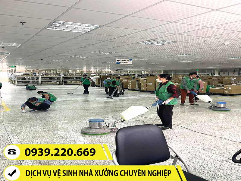 Liên hệ Clean Up sử dụng dịch vụ vệ sinh nhà xưởng tại KCN Bàu Bàng cam kết về chất lượng, tiến độ, giá tốt