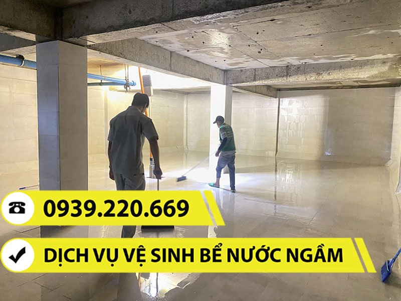 Clean Up - Dịch vụ vệ sinh bể nước ngầm tại Hồ Chí Minh uy tín nhất