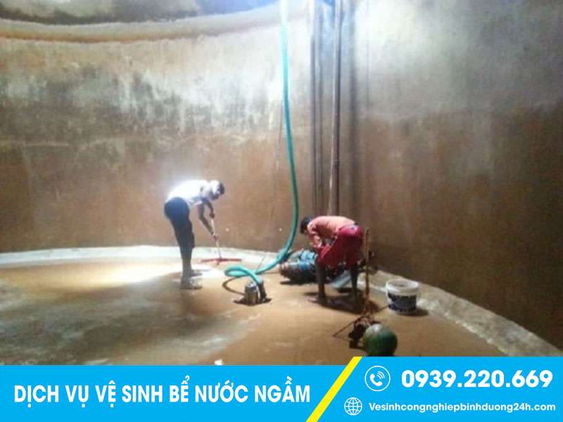 Thuê dịch vụ vệ sinh bể nước ngầm Phú Giáo uy tín