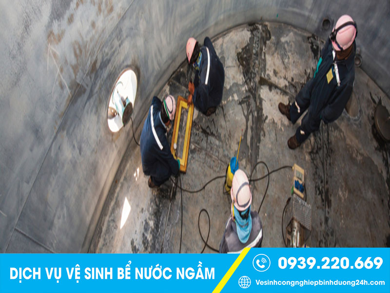 Dịch vụ vệ sinh bồn chứa nước, bể nước ngầm Quận 1 uy tín