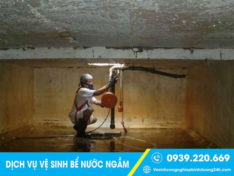 Clean Up - Dịch vụ vệ sinh bể nước ngầm tại Thuận An chuyên nghiệp, giá rẻ