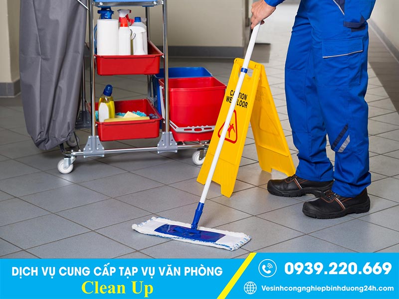 Clean Up - Công ty cung ứng tạp vụ tại Biên Hòa đáng tin cậy