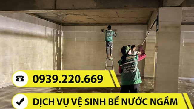 Clean Up - Dịch vụ vệ sinh bể nước ngầm tại Bà Rịa chuyên nghiệp, giá rẻ