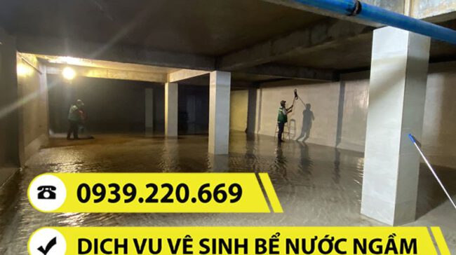 Dịch vụ vệ sinh bể ngầm tại Bình Phước giá siêu tốt