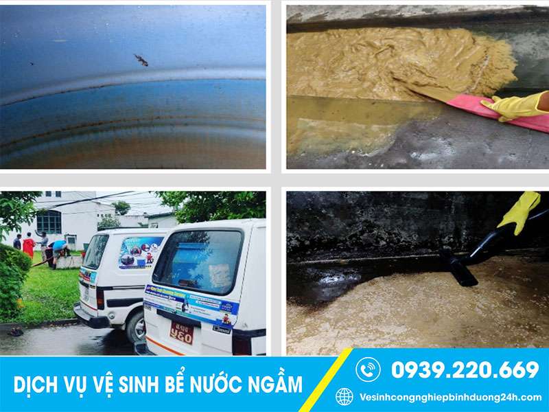 Dịch vụ vệ sinh bể nước ngầm Gò Vấp giá rẻ