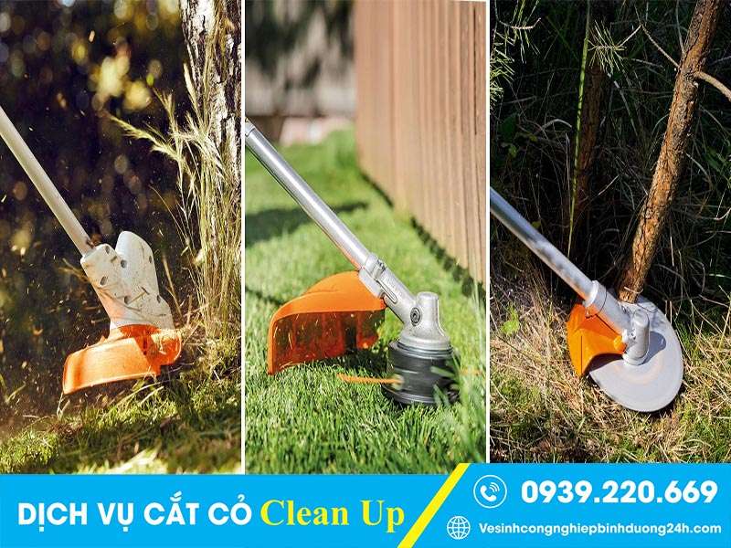 Clean Up đáp ứng đa dạng nhu cầu cắt cỏ, phát hoang bụi rậm, chăm sóc cảnh quan