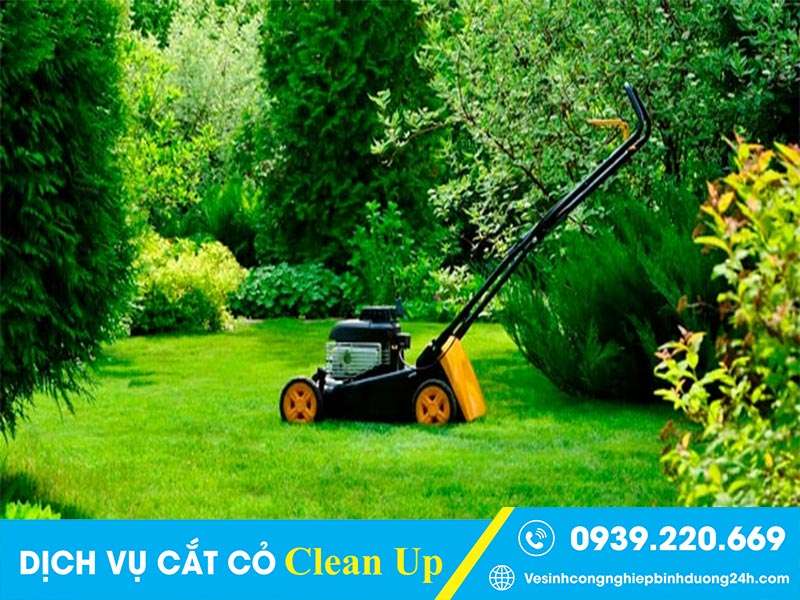 Clean Up đáp ứng nhu cầu cắt cỏ, chăm sóc cảnh quan cho mọi khách hàng