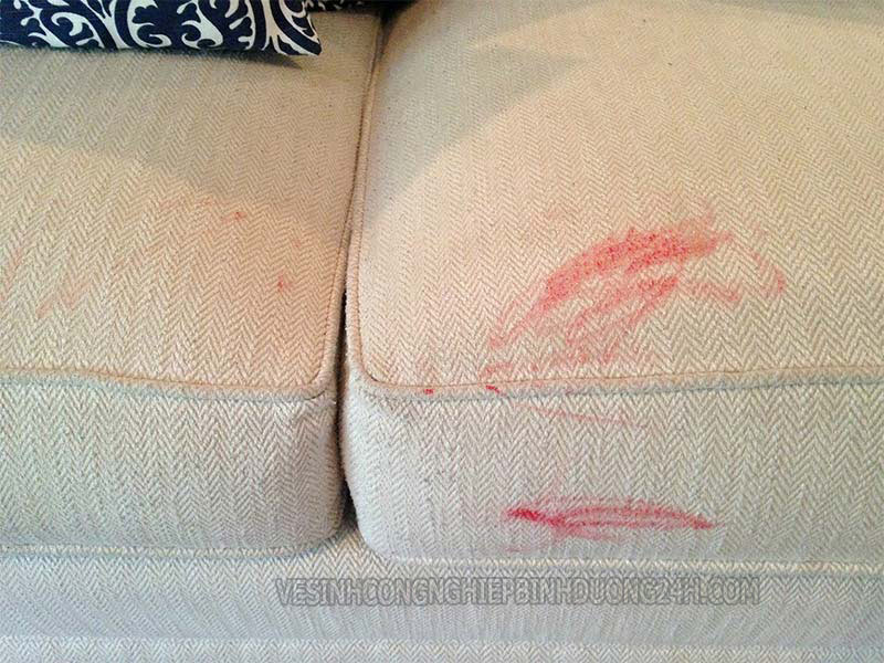 Phân loại vết bẩn khi giặt ghế sofa