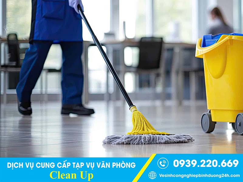 Clean Up cam kết về chất lượng thợ tạp vụ nhà ở, văn phòng tại Thủ Đức