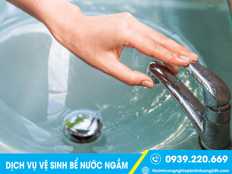 Bể chứa nước ngầm cần được vệ sinh định kỳ để đảm bảo nguồn nước sạch khi sử dụng