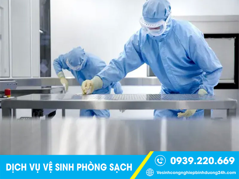 Tuân thủ nguyên tắc khi vệ sinh phòng sạch