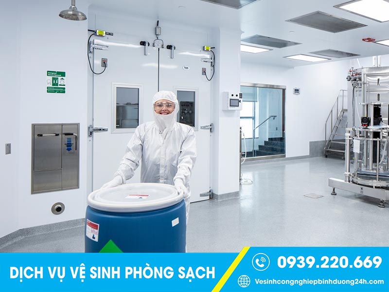 Phòng sạch cần được vệ sinh định kỳ theo tiêu chuẩn