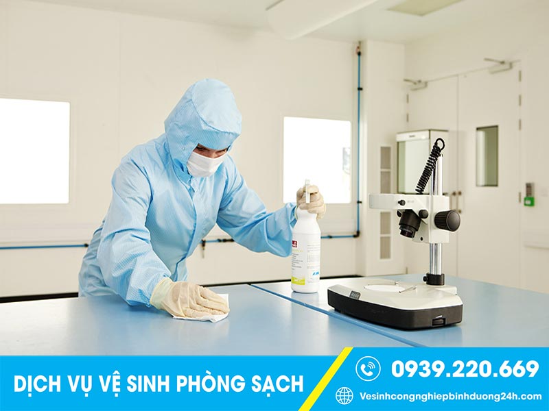 Clean Up triển khai quy trình vệ sinh phòng sạch cẩn thận từng bước