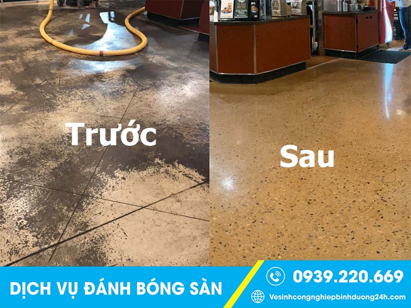  Dịch vụ mài sàn bê tông nhà xưởng tại Vĩnh Tàu