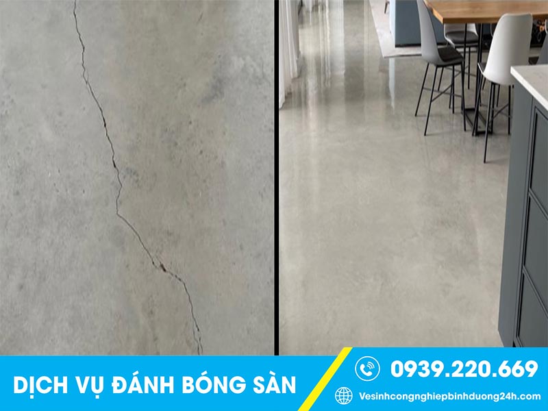 Thi công đánh bóng sàn nhà xưởng giá rẻ tại Vũng Tàu