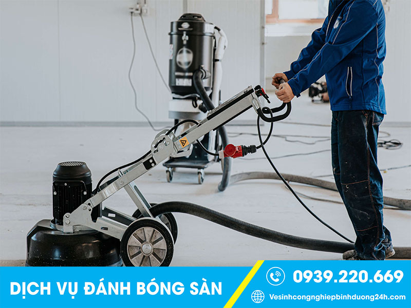 Dịch vụ đánh bóng sàn bê tông tại Bắc Ninh