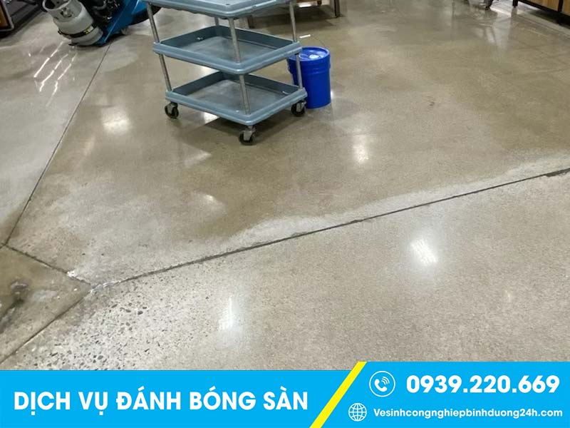 Dịch vụ đánh bóng sàn bê tông giá rẻ