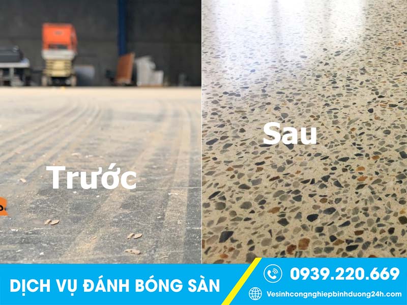 Dịch vụ đánh bóng sàn bê tông tại Đồng Nai 