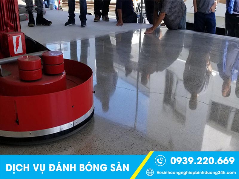 100% khách đều hài lòng về dịch vụ đánh bóng sàn Hà Nam của Clean Up