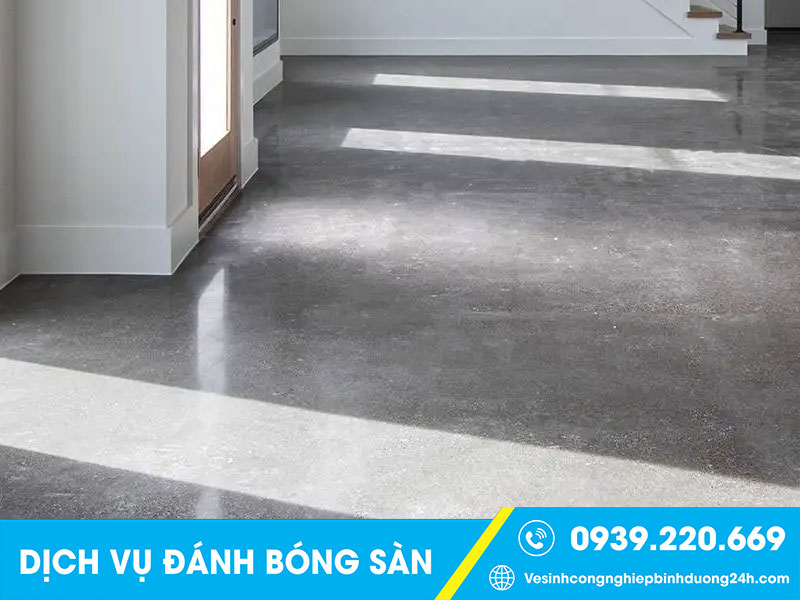 Chất lượng dịch vụ đánh bóng sàn bê tông hoàn hảo của Clean Up