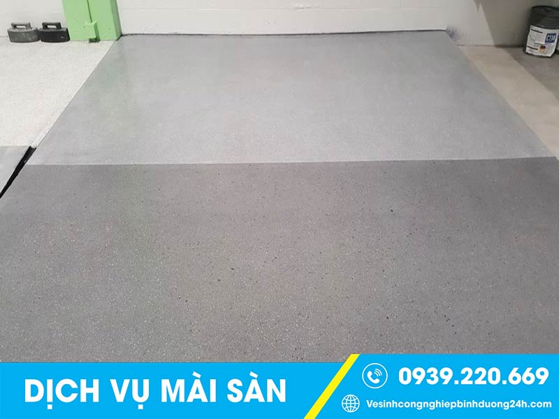 Khách phản hồi rất tốt về dịch vụ mài sàn tại Bình Dương của Clean Up