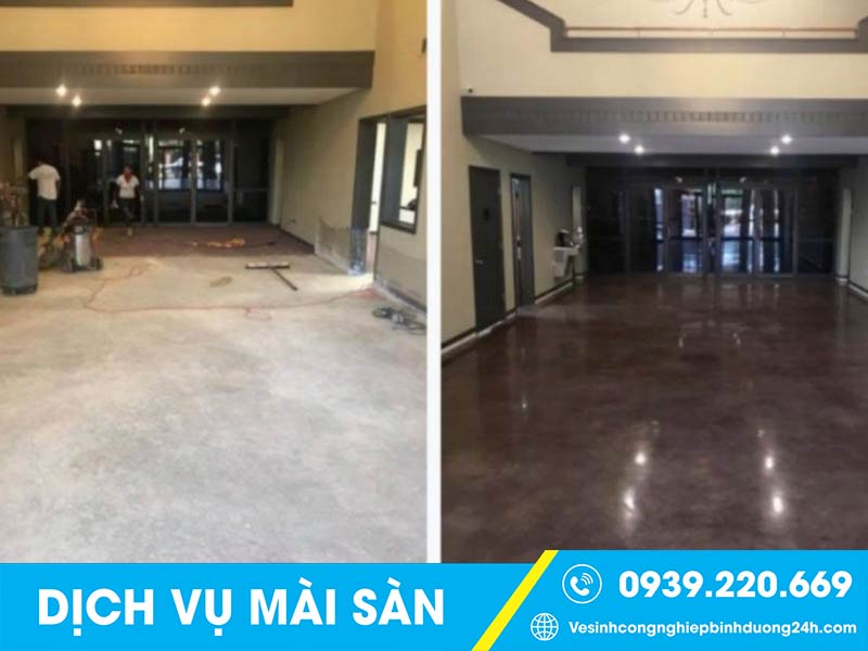 Dịch vụ mài sàn giá rẻ tại Bình Dương