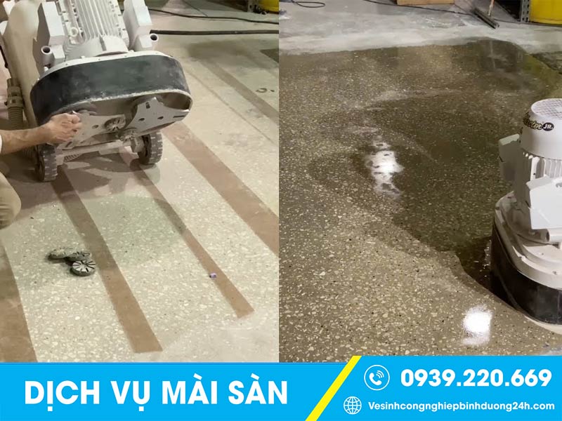 Clean Up - Dịch vụ mài sàn bê tông nhà xưởng tại Hà Tĩnh 