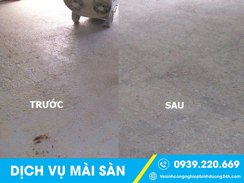 Dịch vụ mài sàn bê tông nhà xưởng tại Thanh Hóa 