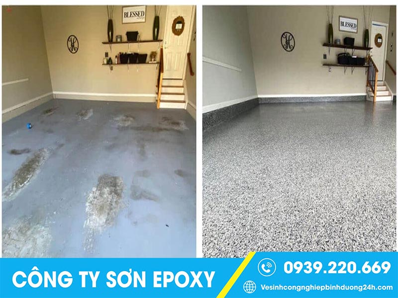 Dịch vụ sơn sàn epoxy tại Long An 