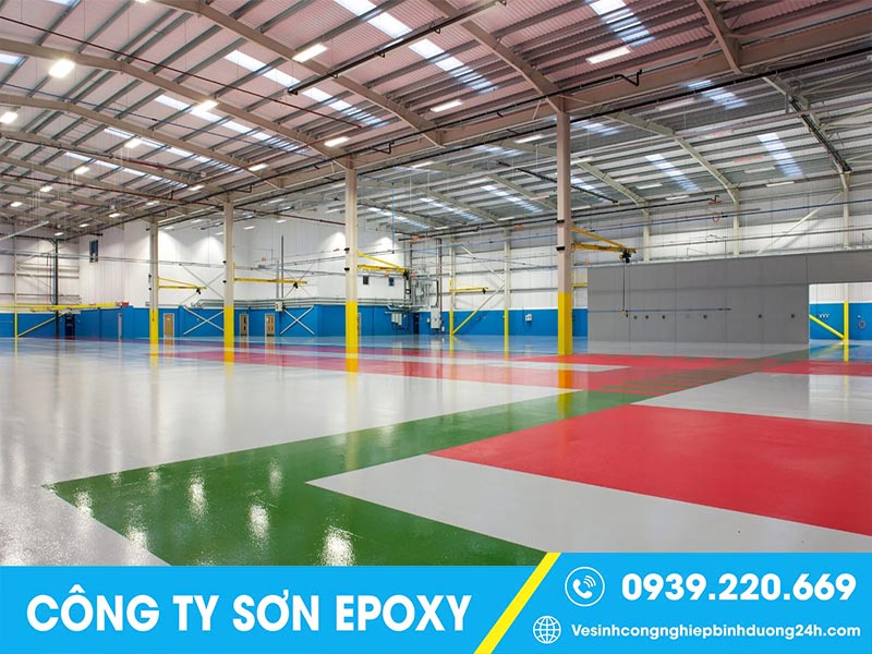 Dịch vụ sơn Epoxy nhà xưởng giá rẻ tại Long An