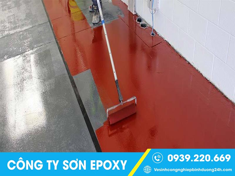 Dịch vụ thi công sơn Epoxy sàn tầng hầm tại Long An 