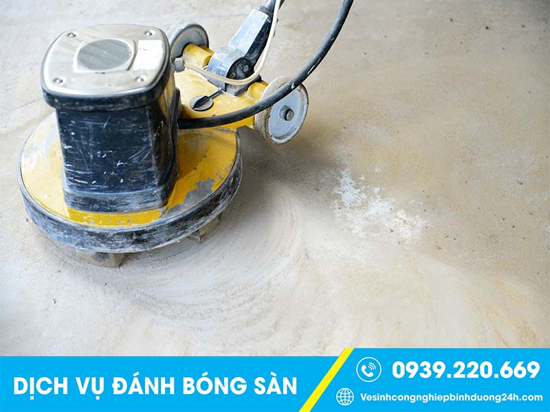 Đánh bóng sàn bê tông tại An Giang