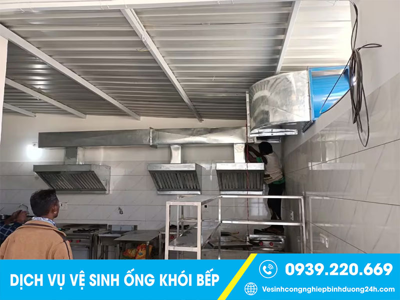 Dịch vụ vệ sinh ống khói bếp tại Biên Hòa giá rẻ