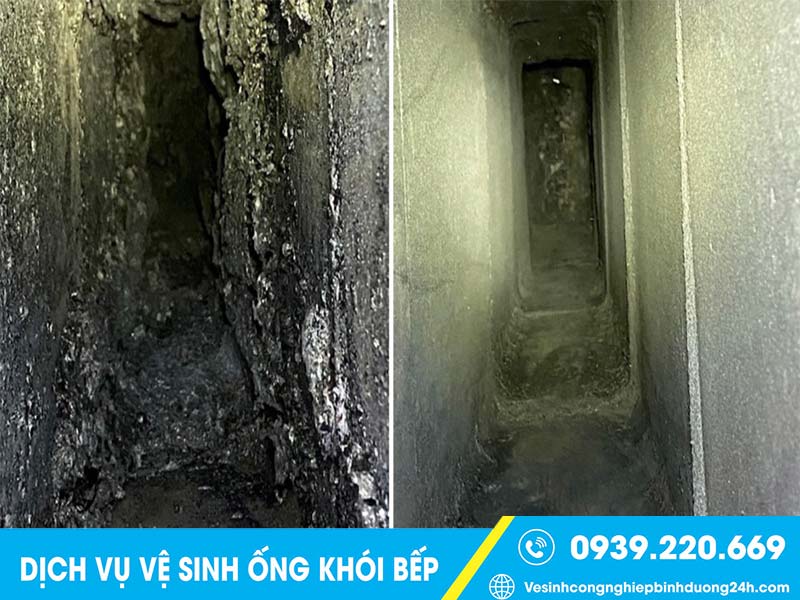 Vệ sinh hệ thống ống hút khói tại Bình Phước 