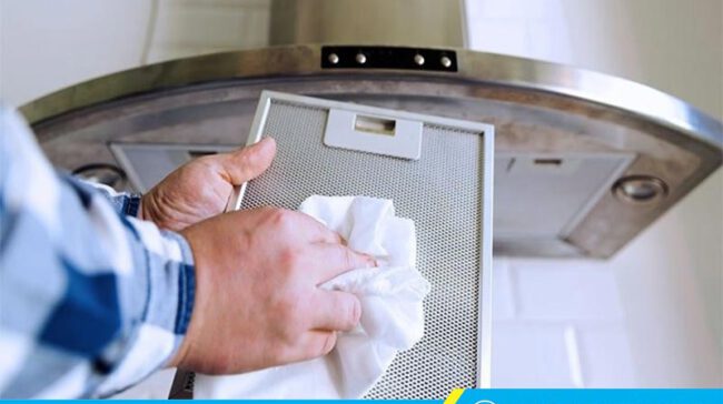 Từng hạng mục ống khói bếp được Clean Up xử lý cẩn thận
