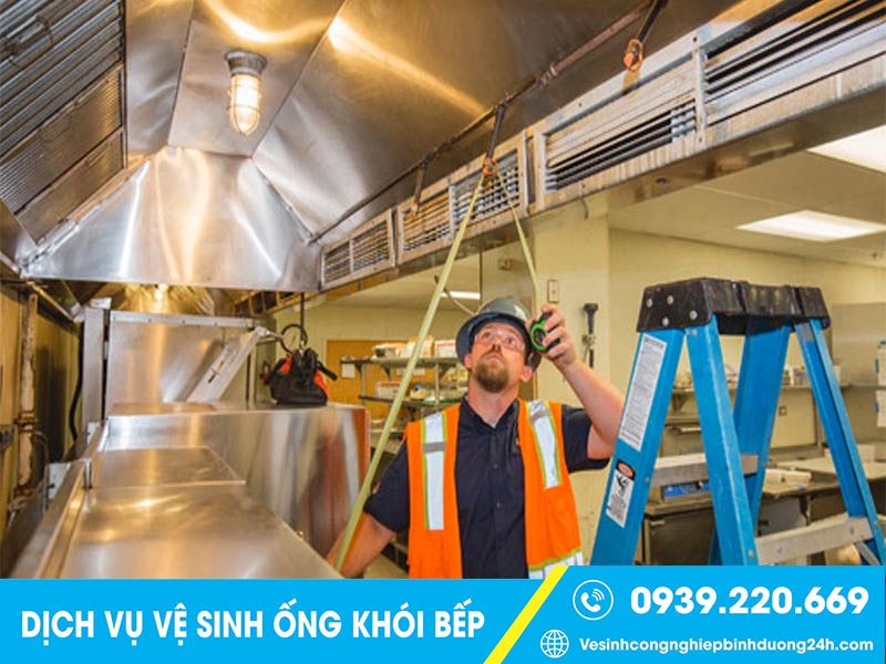 100% khách ưng ý về chất lượng dv vệ sinh ống khói bếp giá rẻ tại Quận 5 của Clean Up
