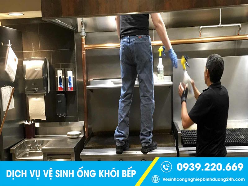 Dich vụ vệ sinh ống khói bếp tại Tân Uyên giá rẻ