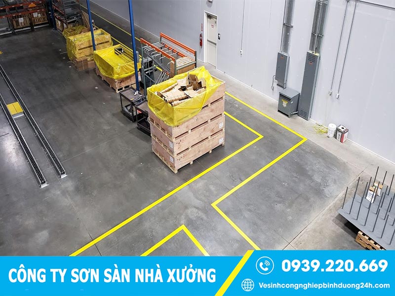 Công ty sơn epoxy sàn nhà xưởng giá rẻ tại Bình Phước