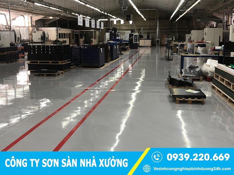 Công ty sơn sàn nhà xưởng tại Bình Phước - Uy Tín & Chuyên Nghiệp