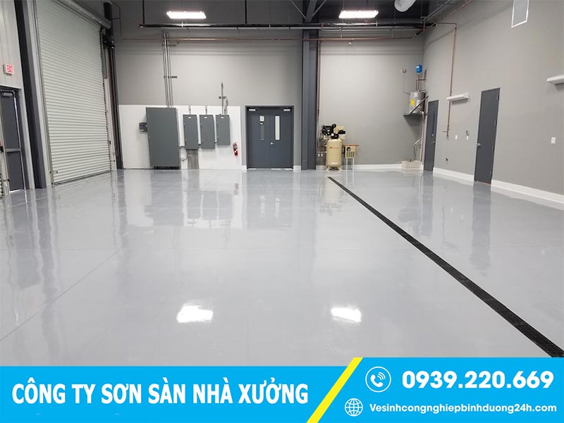Clean Up tư vấn gói sơn sàn nhà xưởng phù hợp, tối ưu chi phí