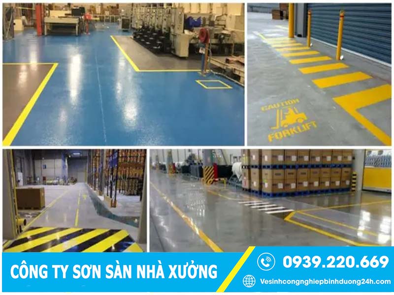Thuê công ty sơn sàn nhà xưởng giá rẻ tại Đồng Nai