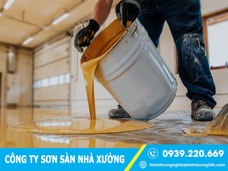 Giá sơn sàn nhà xưởng tại Đồng Nai của Clean Up rất hợp lý